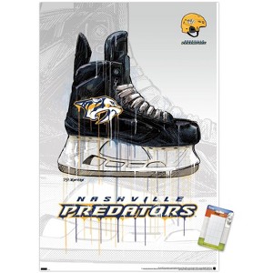 Trends International NHL Nashville Predators - Drip Skate 21 Unframed Wall Poster Prints - 1 of 4