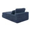 Dolonm 75" Deep Seat Lazy Sofa: 4 Plush Pillows, High-Resilience Sponge, Luxe Corduroy for Living Room/Office-6 Colors - 4 of 4