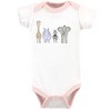 Hudson Baby Infant Girls Preemie Layette Set 4-Piece, Pink Safari, Preemie - 2 of 4