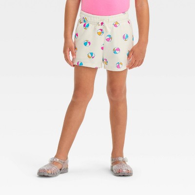 Image of Toddler Knit Volleyball Shorts - Cat & Jack™ Cream 2T