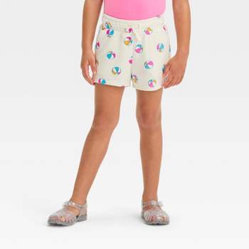 Toddler Knit Volleyball Shorts - Cat & Jack™ Cream