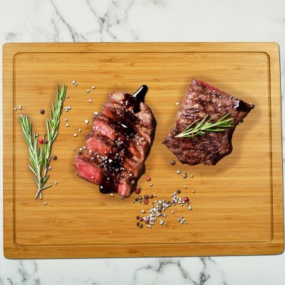 Large Bamboo Charcuterie and Cutting Board with Alabama Crimson Tide Logo