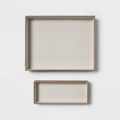 Woven Paper Desk Tray and Organizer - Threshold&#8482;_2