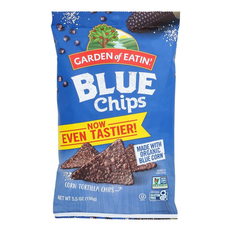 Garden Of Eatin' Blue Corn Tortilla Chips - Case of 12/5.5 oz, 2 of 7