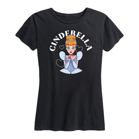 Women's - Disney Princess - Cinderella Kiss Short Sleeve Graphic T-Shirt - image 1 of 4