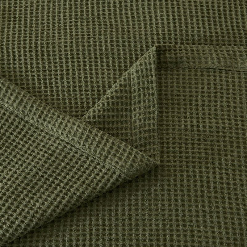 Knit Waffle Weave Cotton Bed Blanket - Patina Vie, 3 of 7