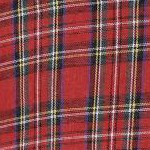 large plaid red/fine grid red