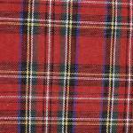 large plaid red/fine grid red