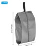 Unique Bargains Waterproof Outdoor Travel Portable Shoes Bag with Zipper 3 Pcs - 2 of 4