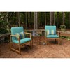 Casual Cushion Solid Sunbrella Fabric 1-Piece Indoor/Outdoor Club Chair Cushion, 22"W x 44"L - 2 of 4