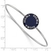 Black Bow Jewelry Sterling Silver Sigma Sigma Sigma Greek Life Bangle Bracelet 7 Inch - 2 of 3