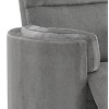 40" Sagen Active Sitting Chair Charcoal Chenille - Acme Furniture: Plush Glider Recliner, No Assembly Required - 2 of 4