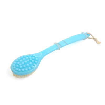 Unique Bargains Soft Bristle Plastic Curved Handle Anti Slip Brush ...