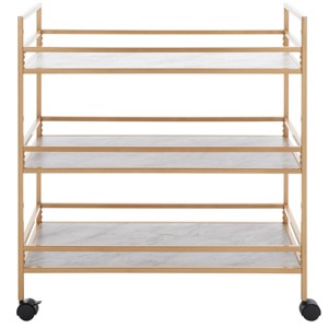 Idria 3 Tier Bar Cart - BCT8010 - Safavieh - 1 of 4
