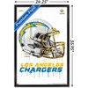 Trends International NFL Los Angeles Chargers - Drip Helmet 20 Framed Wall Poster Prints - 3 of 4