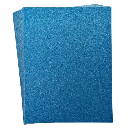 Bright Creations 30 Sheets Double-sided Light Blue Glitter