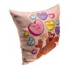 Warner Bros. Scooby-Doo Candy Hearts Throw Pillow 18x18 Inches - 2 of 2