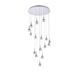 Elegant Lighting Amherst 16 - Light Chandelier in  Chrome - 1 of 4