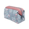 Cosmetic Bag Women Necessaire Make Up Bag Travel Waterproof Portable Makeup Bag Toiletry Kits(Grey egret) - 2 of 4