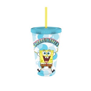 Silver Buffalo SpongeBob - Imagination 16oz Plastic Cold Cup - 1 of 1