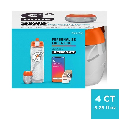 Gatorade 3.25oz Zero Gx Glacier Pod Bottle - Freeze : Target