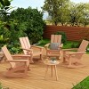 WestinTrends  Modern Adirondack Outdoor Rocking Chair (Set of 4) - 2 of 4