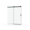 Frameless Tempered Glass Shower Door: Single Slide, Soft-Close - 2 of 3