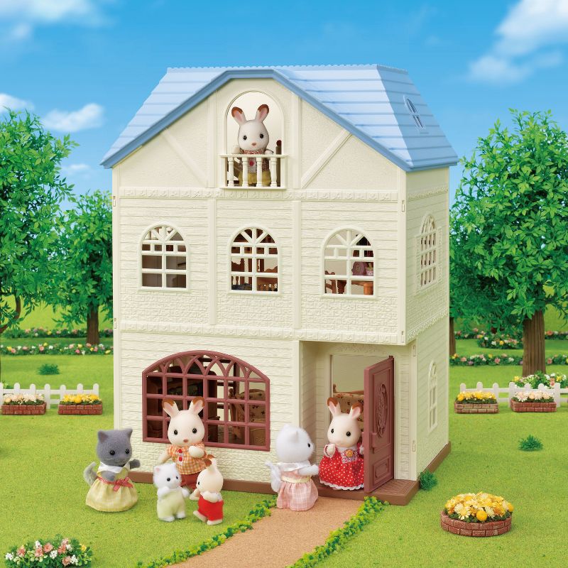 Calico Critters Sky Blue Terrace Gift Set, Dollhouse Playset with Figures, Furniture and Accessories, 3 of 8