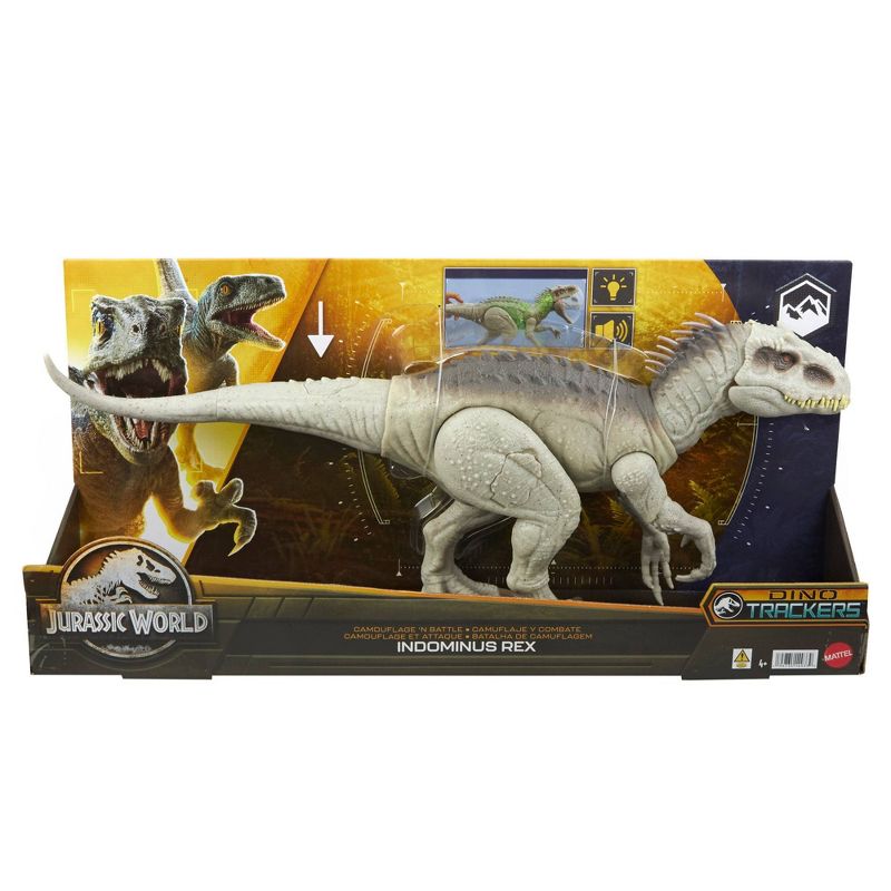 Jurassic World Dino Trackers Camouflage &#39;N Battle Indominus Rex Action Figure, 3 of 11