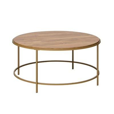 Round Coffee Table, Brown finish