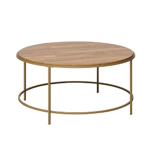Round Coffee Table, Brown finish - 1 of 1