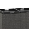 NicBex Faux Leather Storage Ottoman Bench,Upholstered Storage Ottoman with 3 Flip Over Serving Trays,Storage Bench for Living Room,Bedroom - 4 of 4