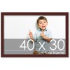PosterPalooza | 40x30 Wood Frame with UV Acrylic, 6 Finishes: Black, White, Bronze, Silver, Wood, Mahogany - 2 of 4