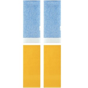 REGALWOVEN 4 Pcs Solid Textured Cotton Soft Absorbent Decorative Hand Towel - 1 of 4