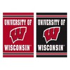 Embossed Suede, University of Wisconsin-Madison Double Sided Indoor Outdoor Decor 18" x 12.5" - 2 of 4