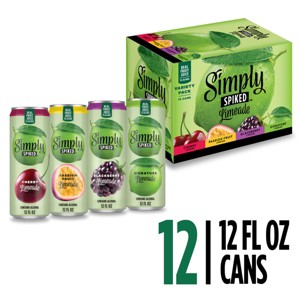 Simply Spiked Limeade Variety Pack - 12pk/12 fl oz Cans - 1 of 4