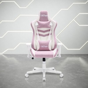 NicBex 300lbs Swivel Gaming Chair with Adjustable Height,Lumbar&Head Pillow,Wheels,Ergonomics Office Chairs Video Game Chaise for Office&Home - 1 of 4