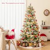 Tangkula 6/7.5/9 ft  Artificial Christmas Tree  w/ 765/1135/1871 Branch Tips 280/470/690 Lights - 2 of 4