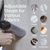 Morus V6 Travel Steamer for clothes, 2-in-1 Handheld Garment Steamer with Suction Ironing Technology, Detachable Water Tank, 20-Second Heat up - 4 of 4
