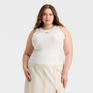 Women's Slim Fit Knit Tank Top - A New Day™ - 1 of 4
