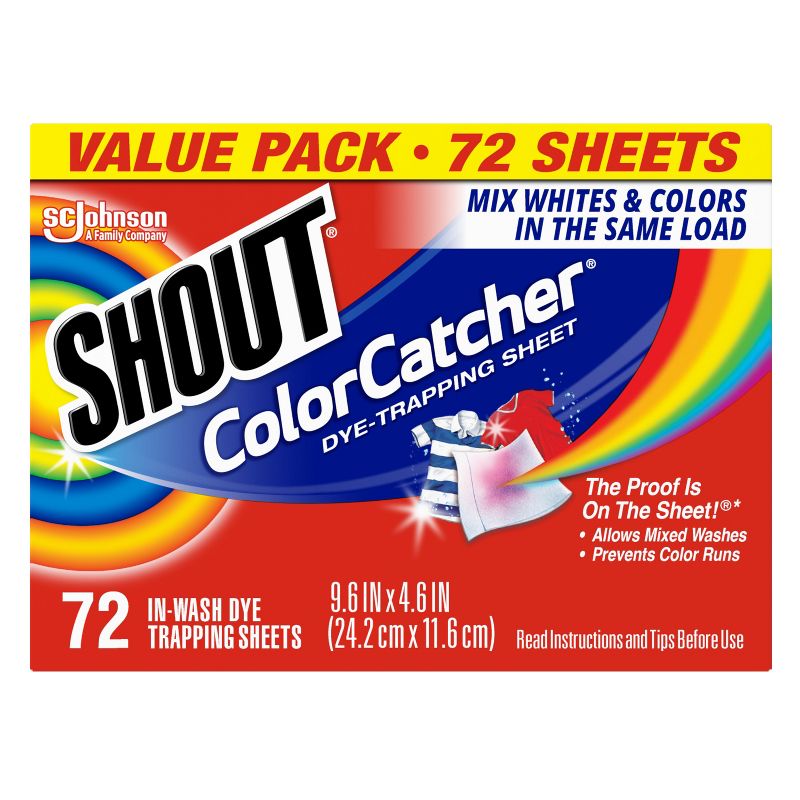 Shout Color Catcher Dye Trapping Sheets - 72ct, 5 of 15