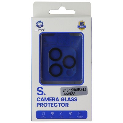 LITO S+ Camera Glass Protector for Apple iPhone 12 Pro Max (6.7)