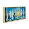 Stupell Industries Regatta Sailboat Fleet Floating Frame Canvas Art - 2 of 4