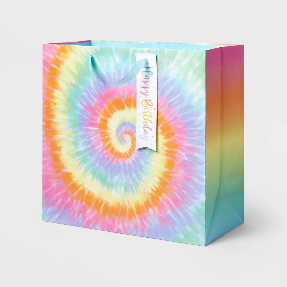 Photos - Other Souvenirs Square Tie Dye Gift Bag - Spritz™