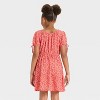Girls' Short Sleeve Woven Dress - Cat & Jack™ - 2 of 3