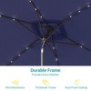 Sonkuki 6×9FT LED Rectangular Patio Umbrella w/Solar Lights, Push Button Tilt and Crank Handle - 4 of 4