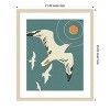Amanti Art Seagull Block Print II by Jacob Green Wood Framed Wall Art Print - 2 of 4