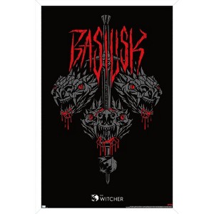 Trends International Netflix The Witcher Season 2 - Basilisk Framed Wall Poster Prints - 1 of 4