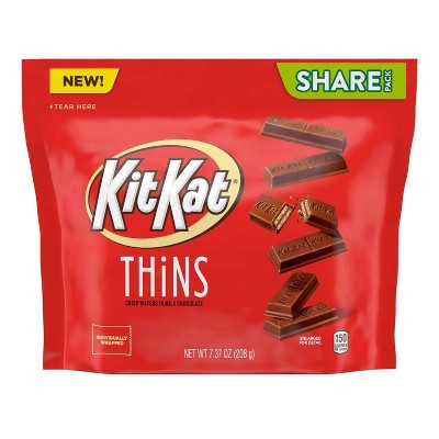 Kit Kat Thins Crisp Wafers in Milk Chocolate - 7.37oz