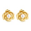 SHINE by Sterling Forever Rosa Pearl Flower Stud Earrings - 3 of 3